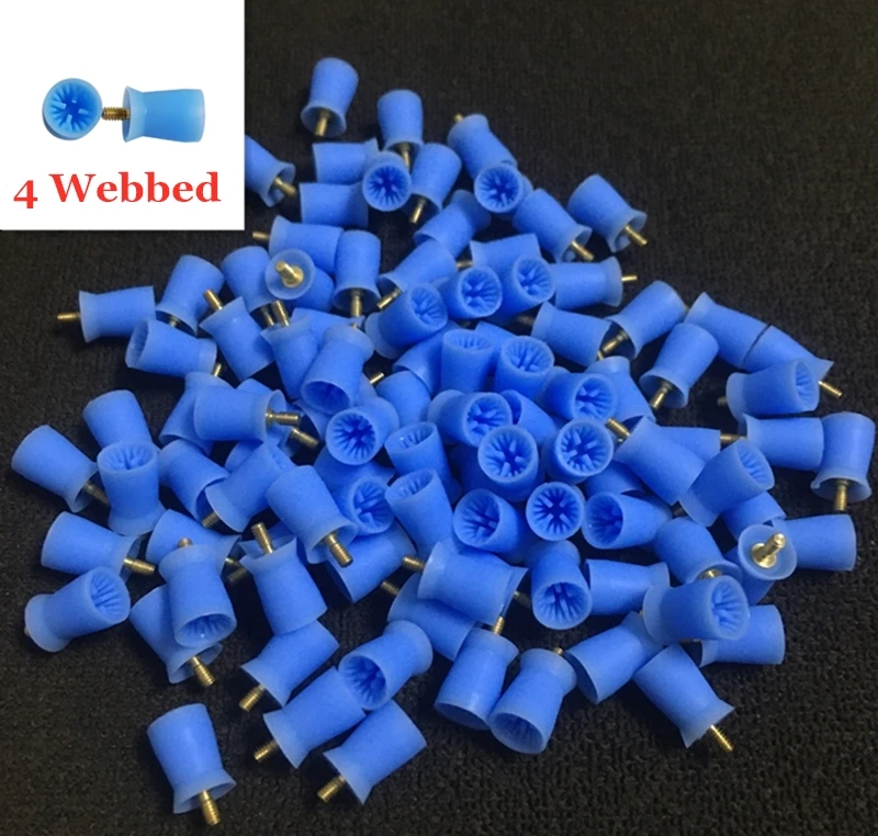 500pcs Dental materials Disposable Prophy Cups Screw type polishing cup 4/6 Webbed