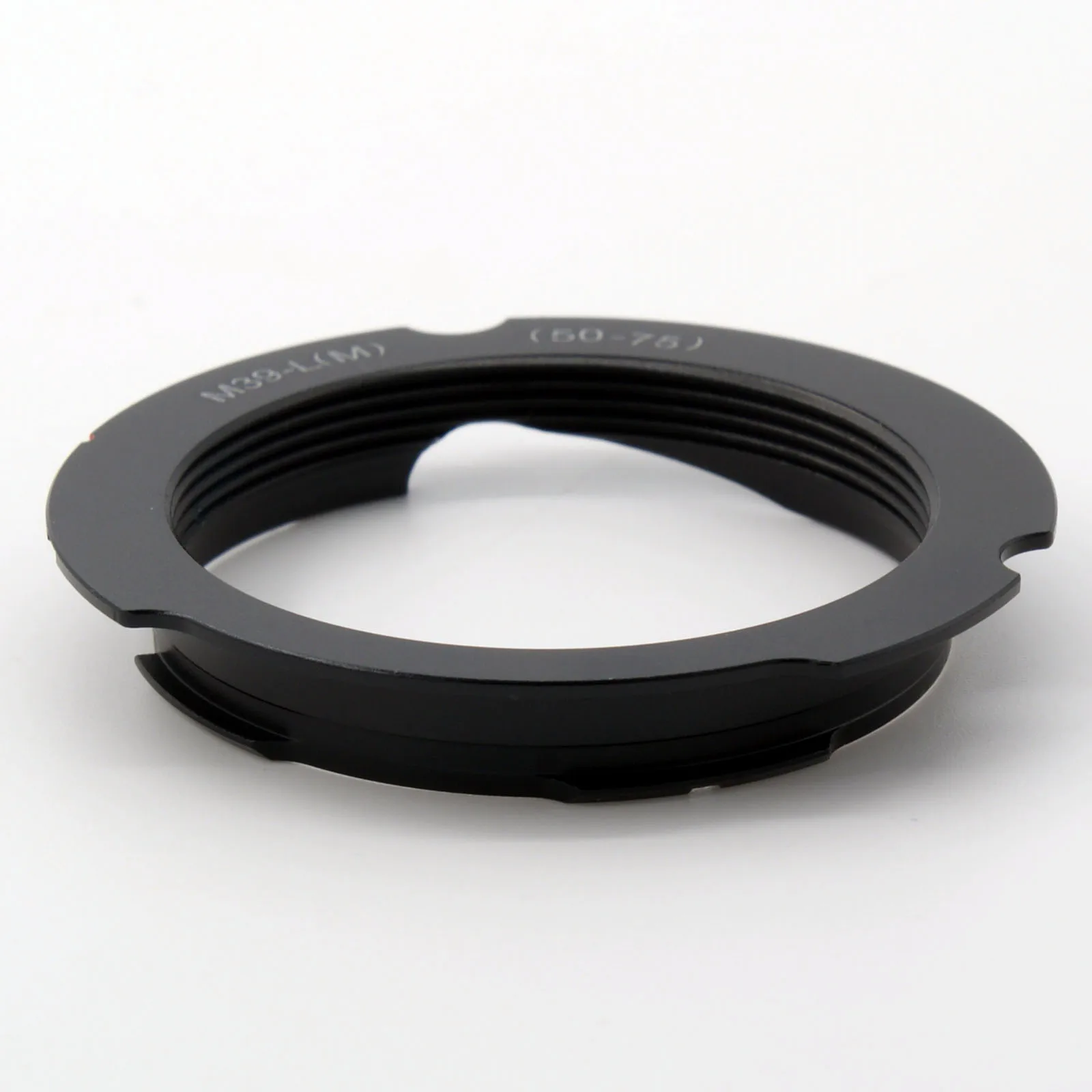 M39-LM 6 بت رمز محول أسود ل M39 المسمار 50-75 مللي متر عدسة إلى Leica م LM جبل كاميرا