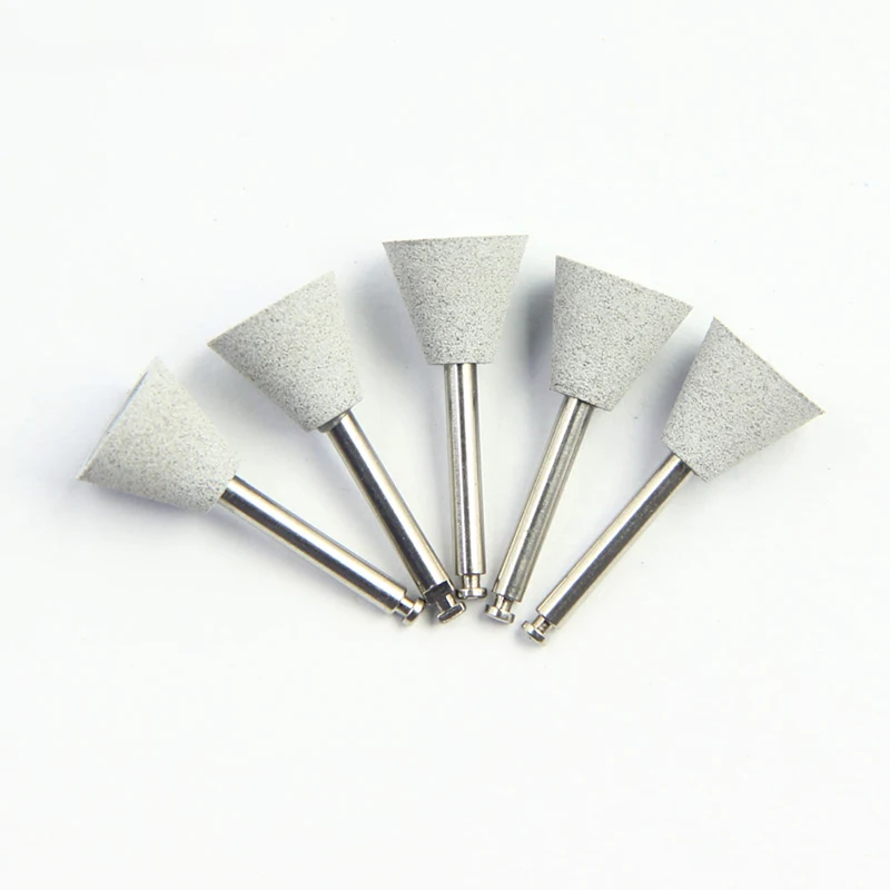 50pcs/lot Dental Polishing Burs White Stones  RA Low Speed Silicon Polisher Teeth polishing & teeth whitening tools