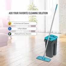 Microfiber Flat Mop with Bucket for Floor Cleaning #4