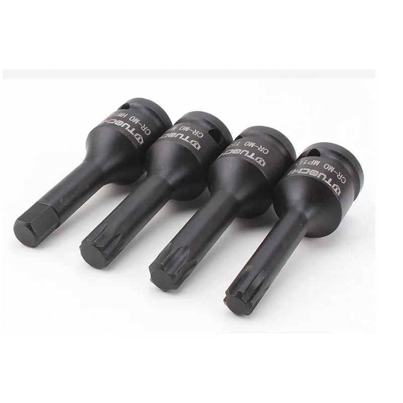 8PCS 1/2 "Zoll Stick Elektrische Bohrer Buchse Adapter Cr-Mo Auswirkungen Bit steckdosen MP/M/T/H 78MM Hight Auswirkungen Buchse Set Hand Werkzeuge