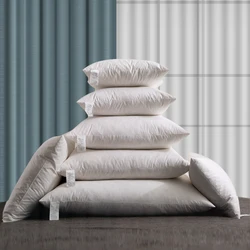 30x50 40x60 50x70 45x70 50x50cm 100% Cotton Goose Down Pillow Backrest Seat Sofa Chair Sitting Waist Footrest Bed Cushion Pillow