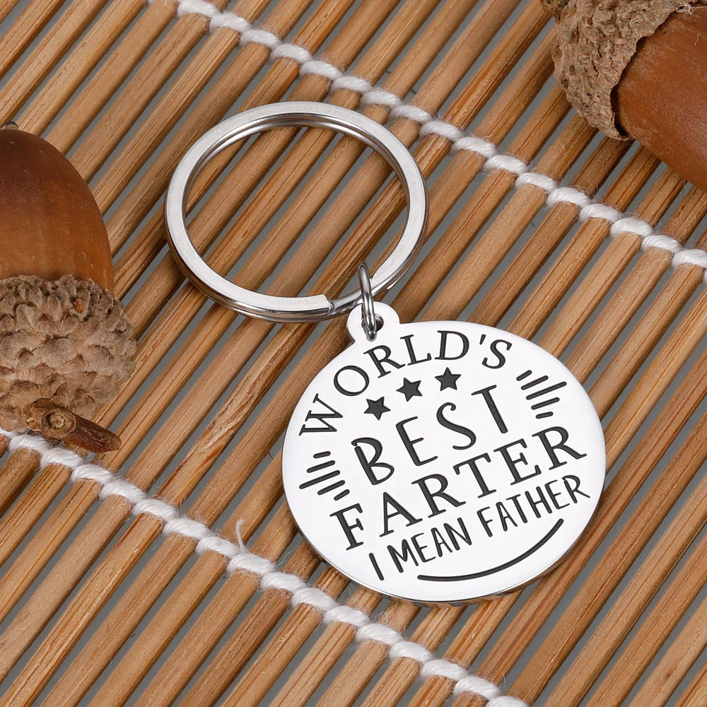 Best Father Step Dad Keychain Gift for New Dad Fathers Day Gifts You Wedding Gifts for Father From Son Daughter