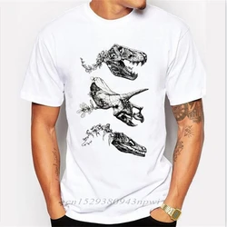 Jurassic Bloom Design T shirt Men Harajuku men Tops Male Cool Dinosaur  Print Tshirt hipster tops Short sleeve 2020 New