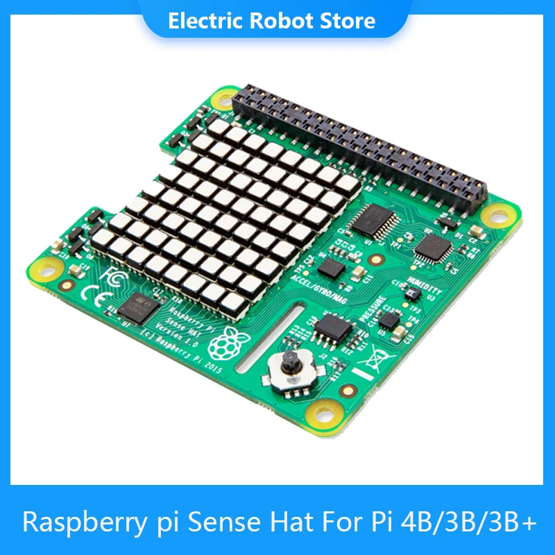 

Raspberry Pi Sense Hat, Directional Pressure Humidity and Temperature Sensors for RPI 4B/3B/3B+