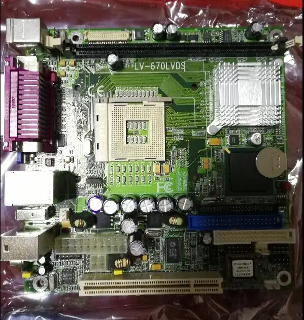 LV-670LVDS 100% OK Original Brand IPC Embedded Mainboard LV-670 Industrial Motherboard Mini-ITX with CPU RAM