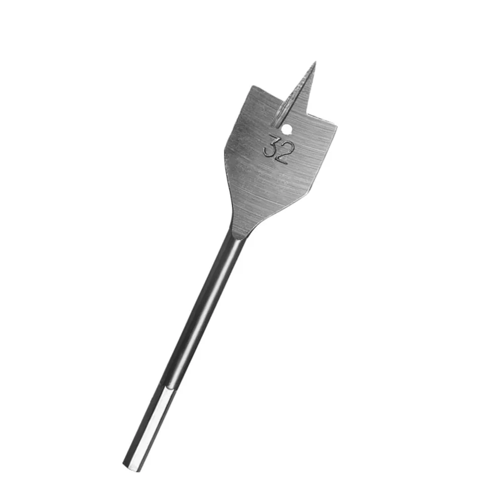 Juego de piezas de acero de alto carbono, 1 taladro plano para madera, 6-50mm, brocas de pala para carpintería, herramienta de carpintería duradera,