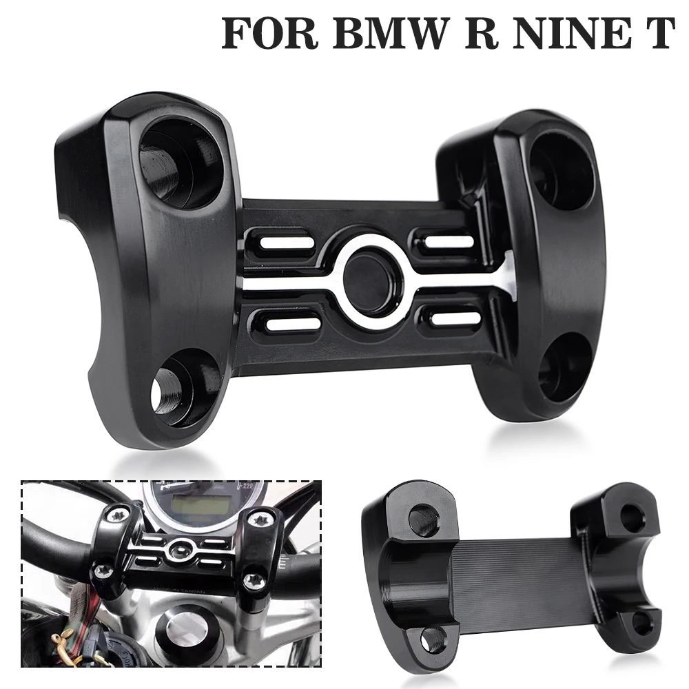 

Motorcycle Accessories CNC Handlebar Risers Top Cover Clamp For BMW R NINE T R NINET R9T R 9 T 9T Pure Scrambler 2014-2020