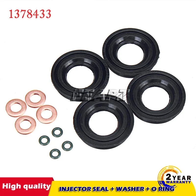 

FUEL INJECTOR SEAL + WASHER + O RING SET FOR FORD LAND ROVER DEFENDER CITROEN RELAY FIAT DUCATO 1378433 , 1495919 , 1378432 , 1