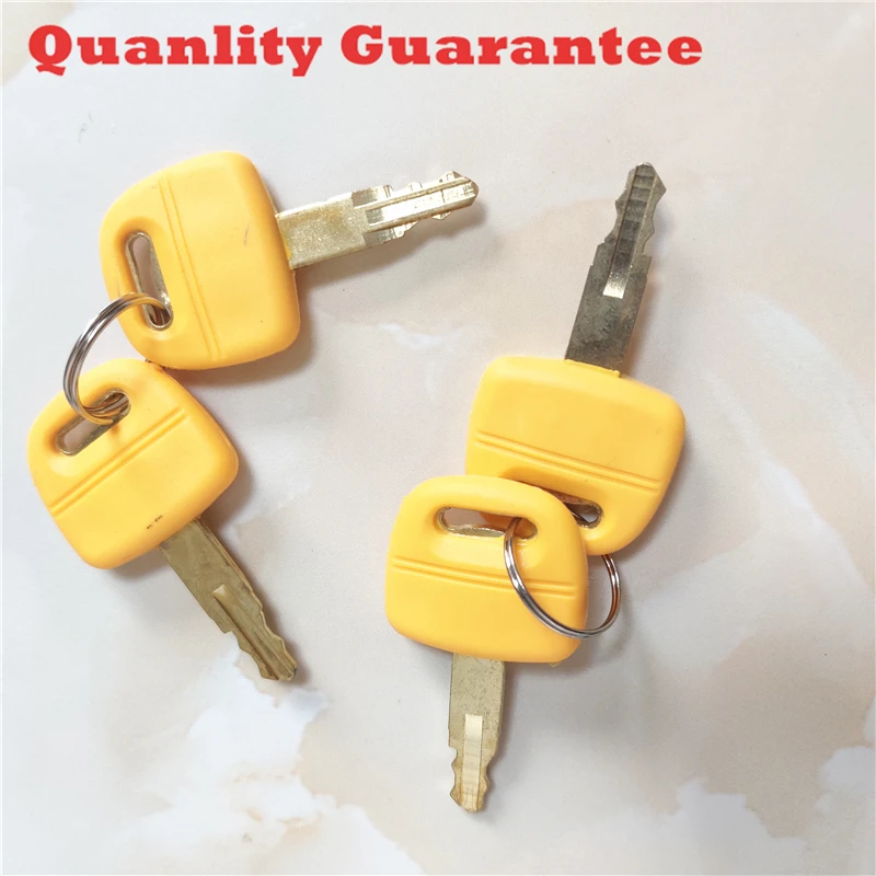 4PCS Excavator ignition door lock key for CATERPILLAR CAT 305/320/330/336B/C/D keys