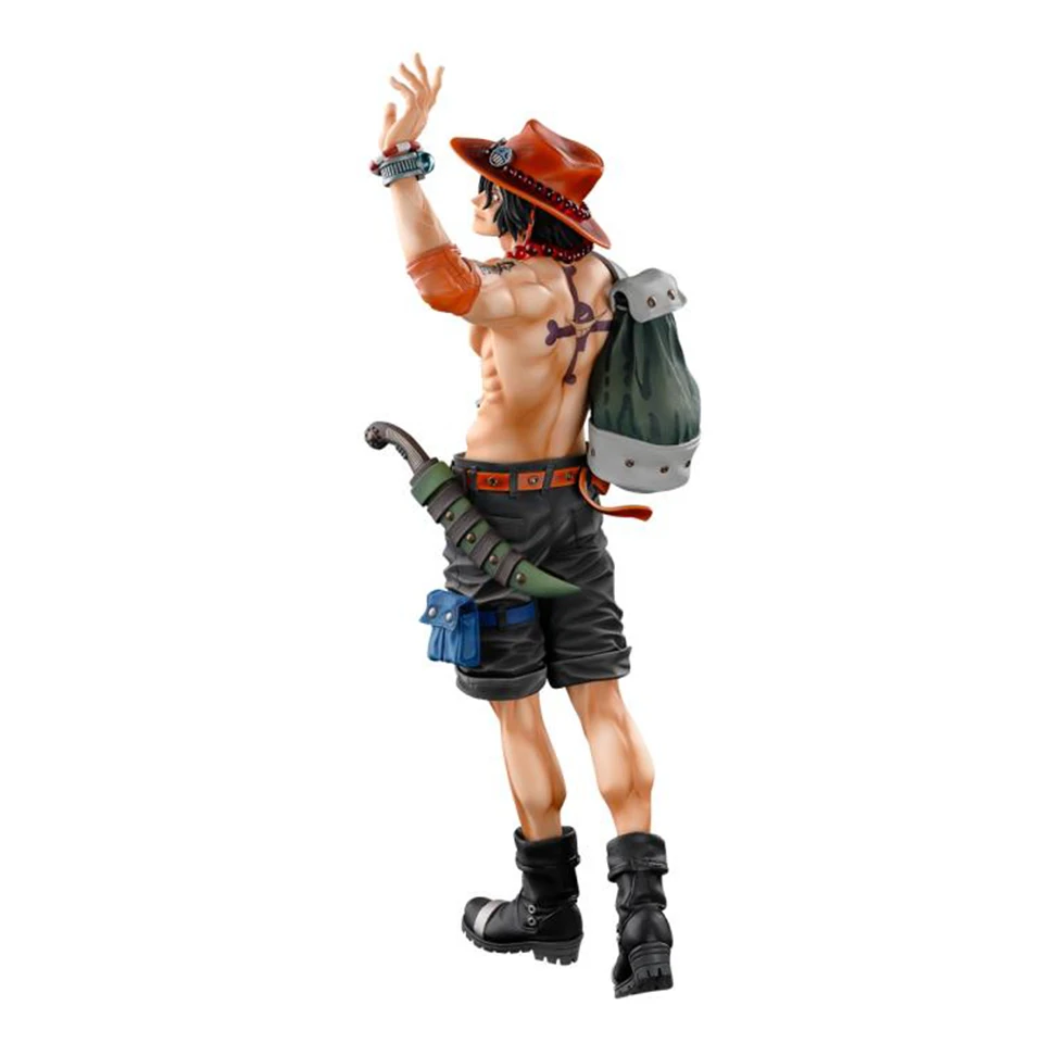 Original Genuine Japanese Figure One Piece BWFC SMSP 30cm Portgas D Ace 01 02 Waving Brush Original Figurines