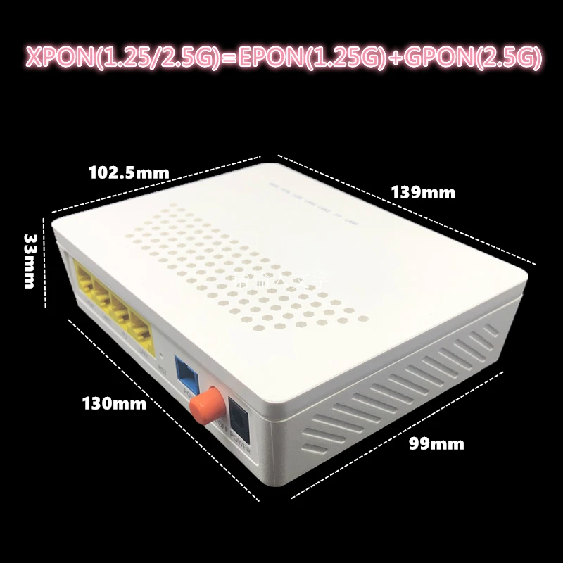 

1GE + 3FE ONU EPON 1,25G GPON 2,5G XPON (1,25g/2,5g)ONU с FTTH сети onu wifi модем 10/100/1000M RJ45 для переключателя OLT