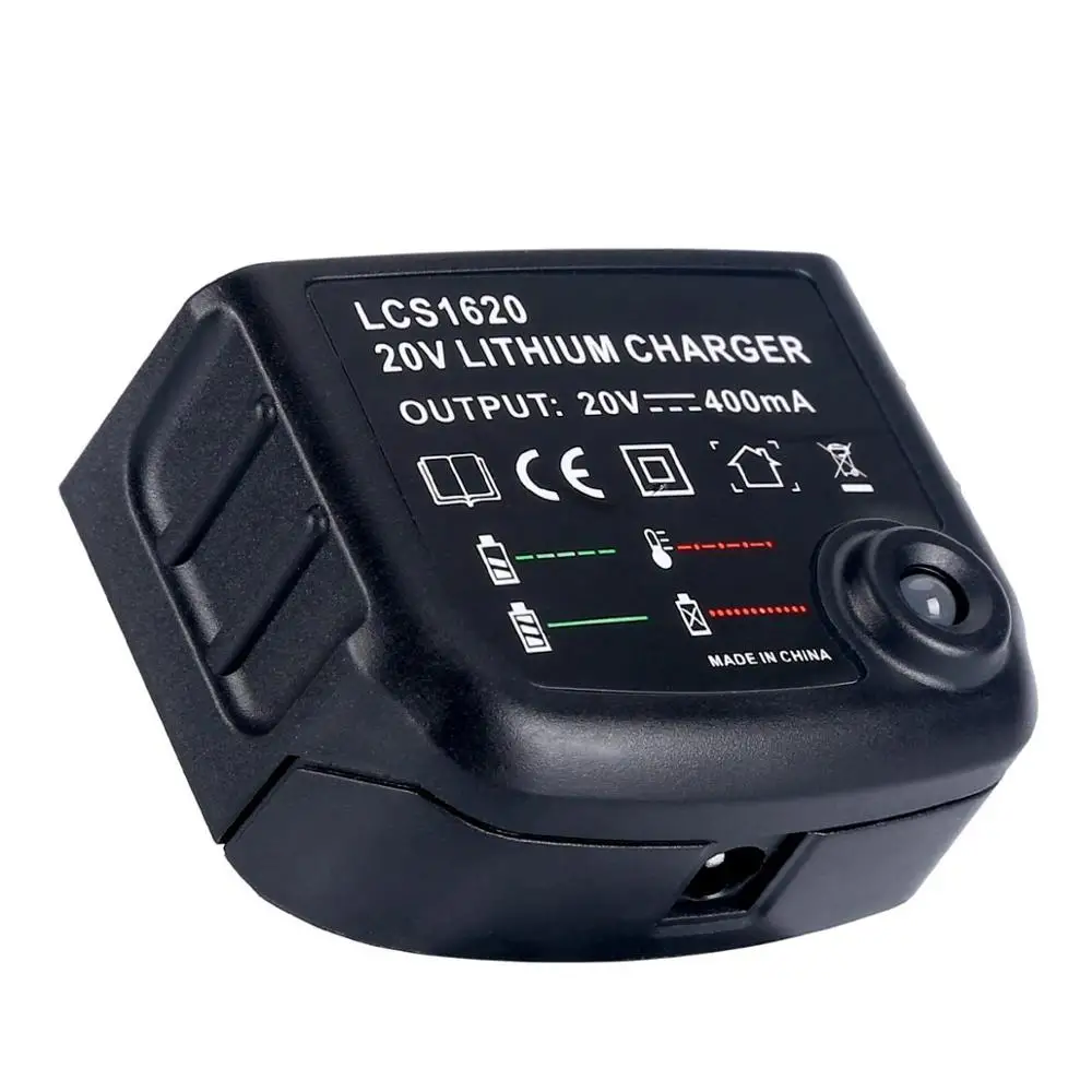 Lithium Charger For Black & Decker 20V LCS1620 Lithium Ion Battery