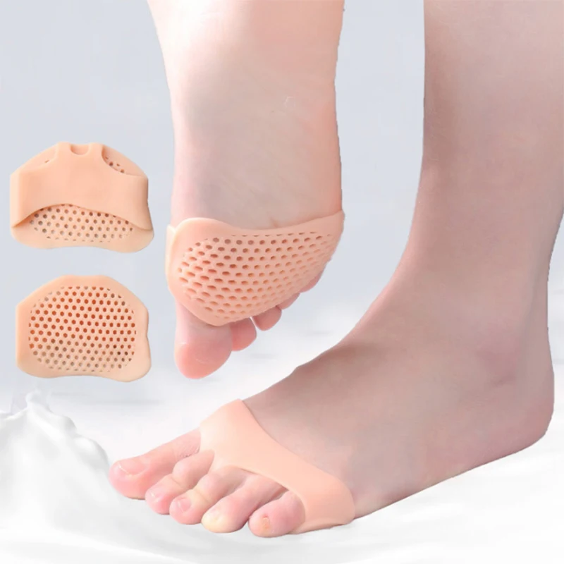 Coussinets de soins des pieds, 1 paire, séparateur d'orteils en Gel, attelle, soulage la douleur