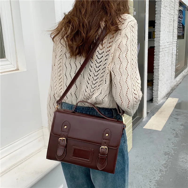 Na co dzień torby Crossbody dla kobiet messenger torby wysokiej jakości PU skórzana torebka damska w stylu preppy kobieca torba na ramię bolsas
