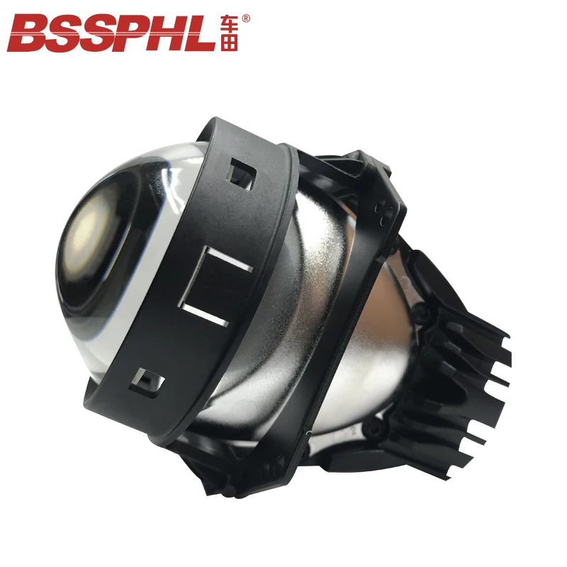 BSSPHL Auto Car Headlight 3.0 inch Bi-xenon Niello LED Bifocal lens Car styling Retrofit headlight