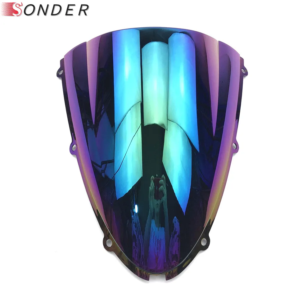 Motorcycles Windshield WindScreen Screen For 2005 2006 2007 2008 Kawasaki Ninja 636 ZX6R ZX-6R ZX10R ZX-10R ZX 6R 10R Black