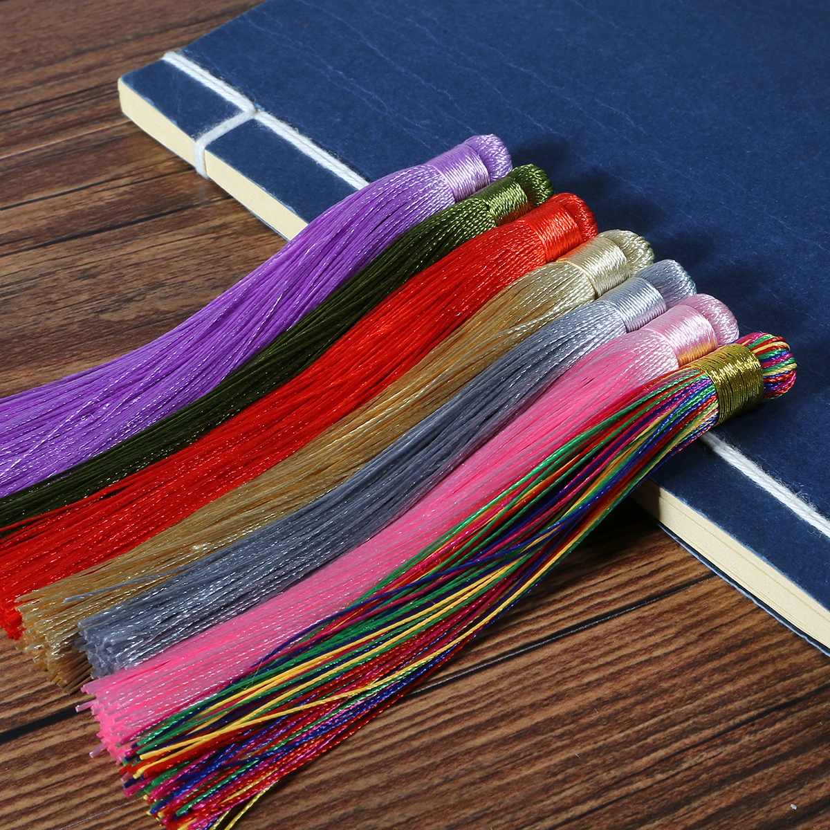1pcs 12cm Multicolor Cotton Silk Tassel Mixed Tassel Hanging For DIY Crafts Curtain Tassels Decoration Jewelry Accessories