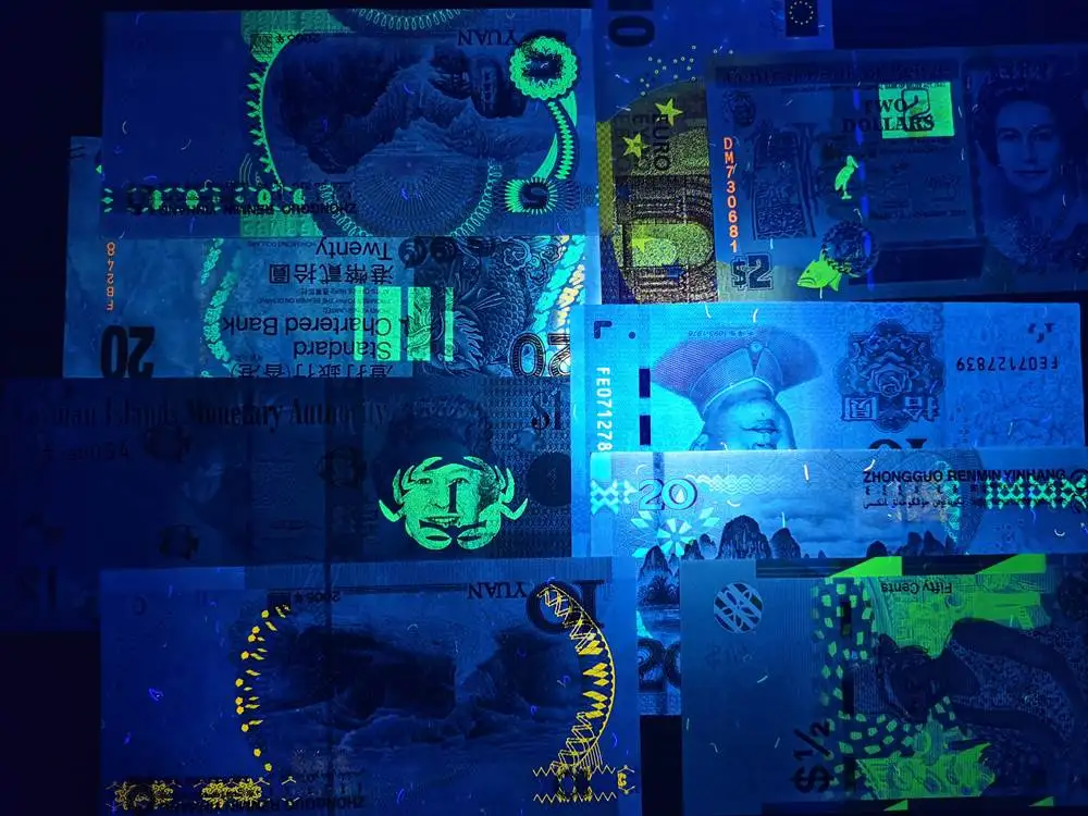 60W Hochleistungs-365nm-UV-Taschenlampe, Schwarzlicht, wiederaufladbar, zur Untersuchung von Katzen- und Hundeflecken, Markierungen, Erz, Geld, Skorpione, Fluoreszenzprüfung – Detail 19