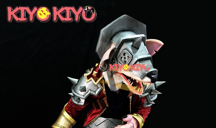 KIYO-KIYO LOL Cosplay The Tudors Twitch the Plague Rat Cosplay Costume Props Full set Customized