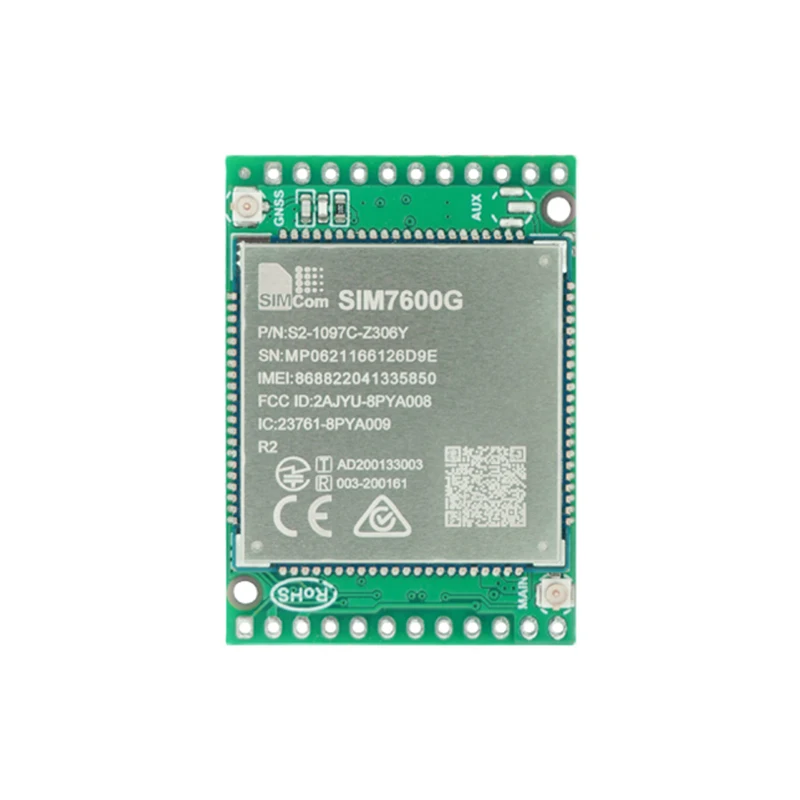 SIMCOM SIM7600G LTE Cat1 module core board Multi-Band LTE-FDD/LTE-TDD/HSPA+ GSM/GPRS/EDGE LTE CAT-1 module Downlink 10Mbps