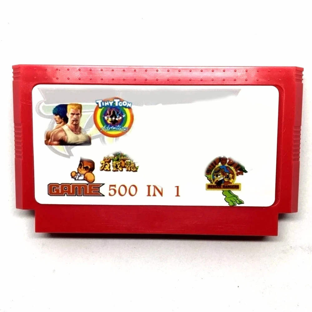 New Arrival 500 In 1 Pocket Games In 1 Cartridge Game Card For 8 Bit Game Player