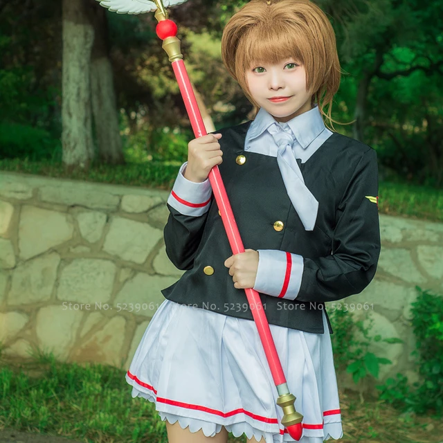 カードキャプターさくら日本のアニメコスプレコスチュームウィッグ 