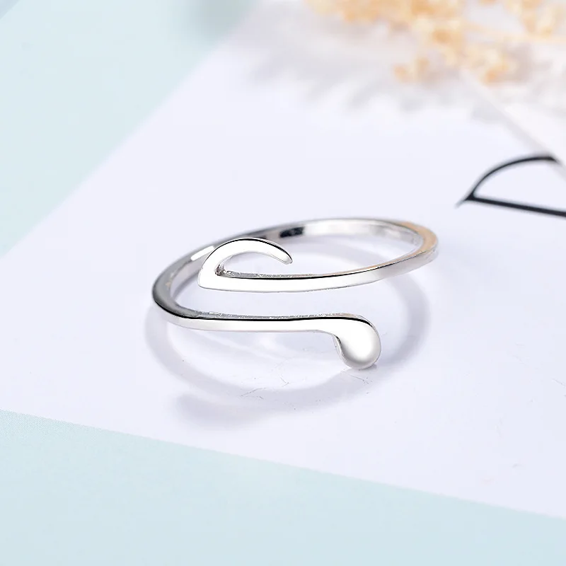 Versilberte Blütenblätter-Ringe für Frauen, süßer, schlichter, modischer, offener, verstellbarer Schmetterlingsring, Partyschmuck, Geburtstagsgeschenk – Detail 34