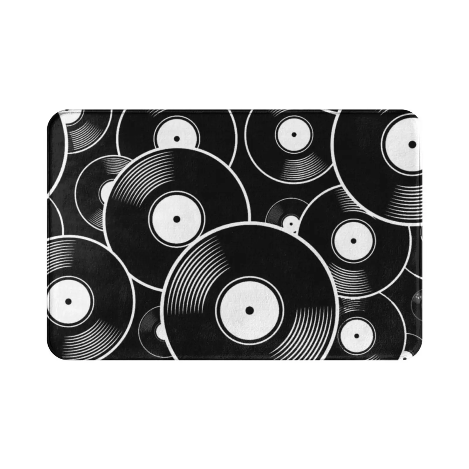 Vinyl Records Carpet Mat Rug Cushion Soft Non-Slip Long Playing Music Classical Music Hiphop Discogs Turntable Analog