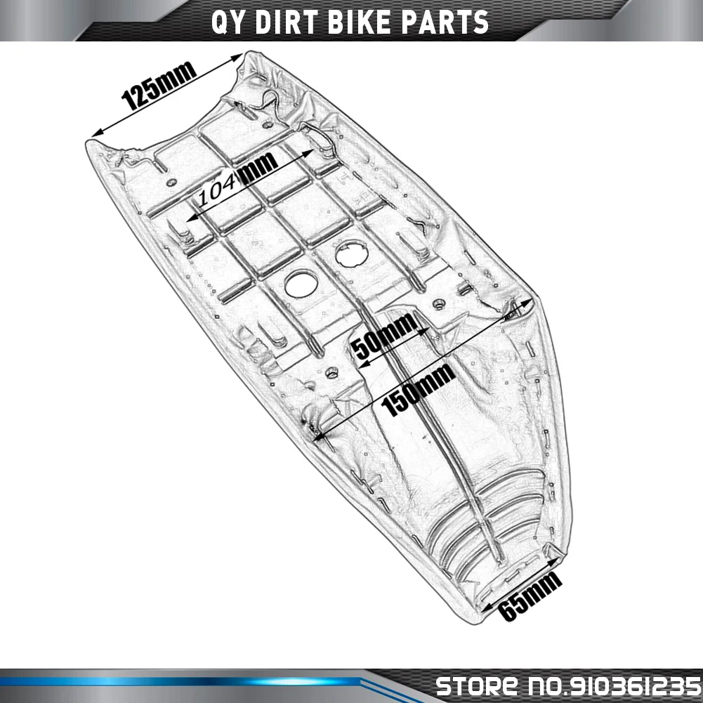 غطاء مقعد جسم الدراجة النارية المريح الجديد لياماها PW50 PW 50 PY50 #6