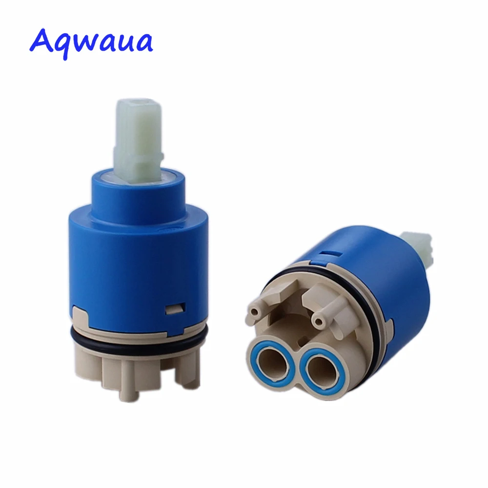 Aqwaua 35mm Faucet Valve Core Faucet Switch Replacement Part Mixer Cartridge with Distributor Bathroom Accessories