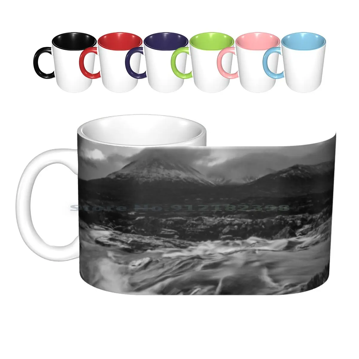 Alt Dearg Mor Ceramic Mugs Coffee Cups Milk Tea Mug Isle Of Skye Scotland Skye Mountain Scottish Elgol Highlands Landscape