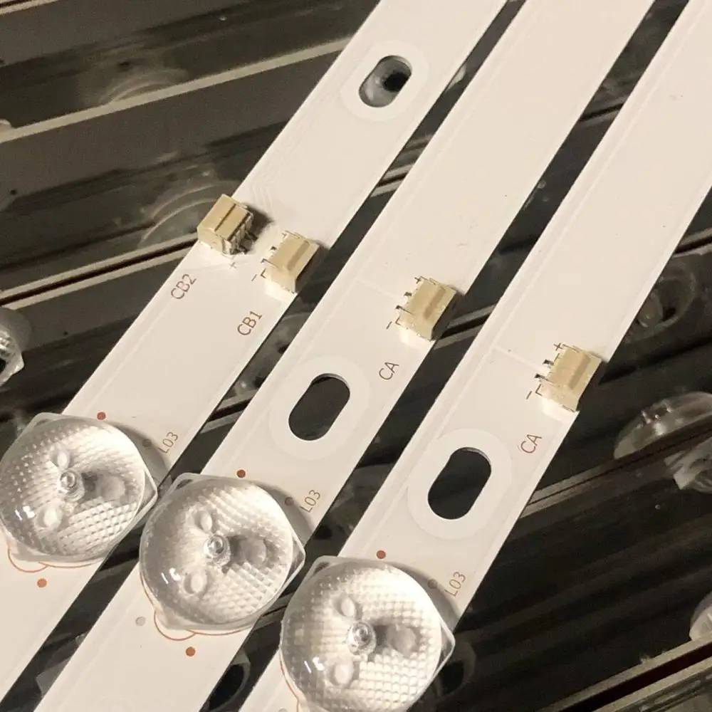 6V LED Backlight Strip 8 lamp for 43S1A  JS-D-JP395DM-A81EC JS-D-JP395DM-B82EC E395DM1000 MCPCB D40-M30 40BF400 JS-JP400M81E01