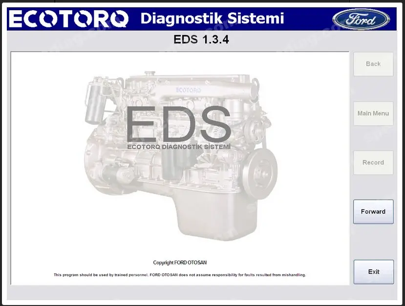 

Eqotorq Diagnostic System (EDS) 1.3.4 FOR FORD