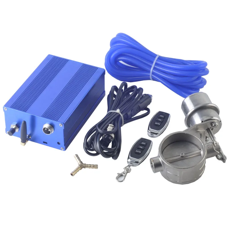 

2"/2.36"/2.5"/2.75"/3" inch Vaccum Control Exhaust Valve/Cutout Set with Vacuum Pump With Wireless Remote Controller Switch