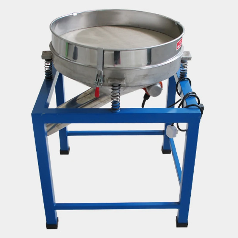 Portable flour vibrating sieve GY-X2 square linear vibrating sieve 300W small stainless steel vibrating sieve