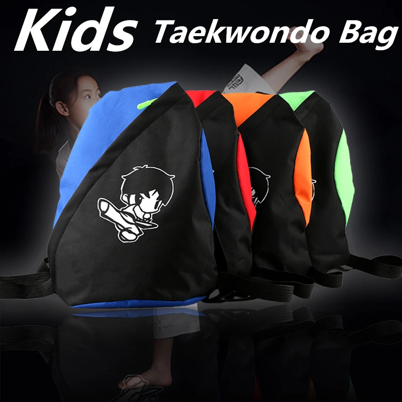 New Kids Taekwondo Bag Sport Bag Taekwondo Training Running Kids Backpack Unisex Kung Fu Waterproof Soft Travel Gym Sport Bags