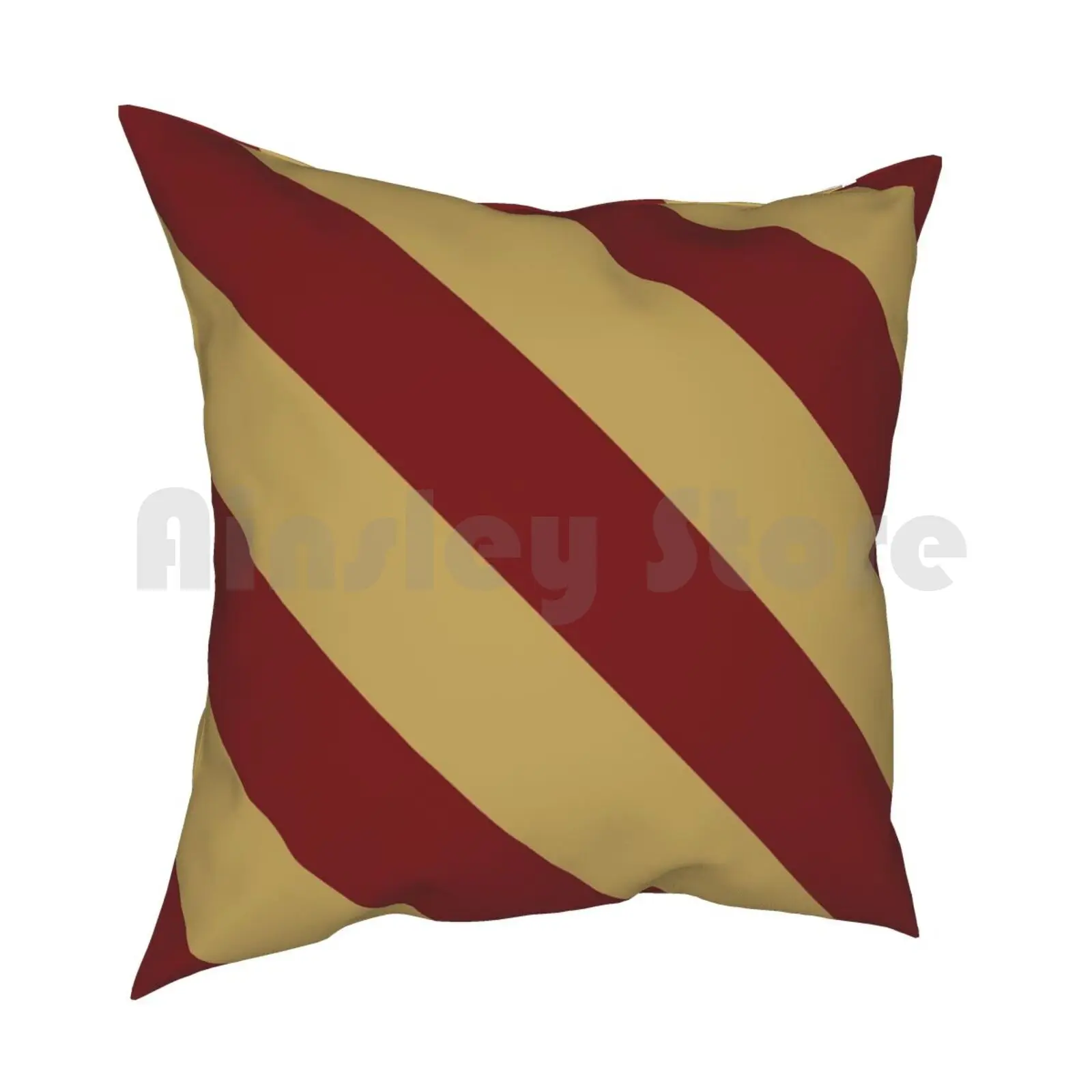 Elon North Carolina & Gold Team Color Stripes Pillow Case Printed Home Soft DIY Pillow Cover School University Sports Team