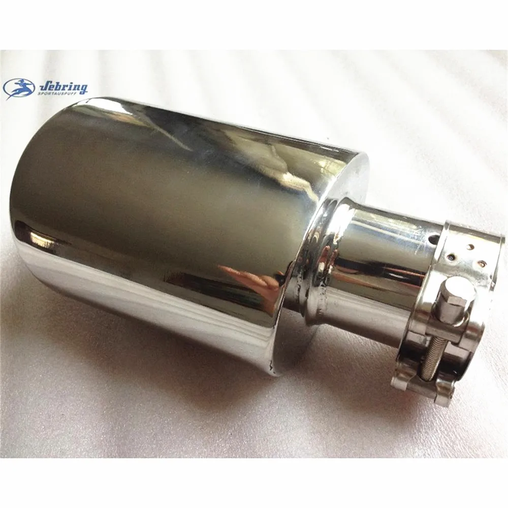 Ellipse  Stainless steel vehicle refitting universal general muffler tail throat Car modification выхлопные системы