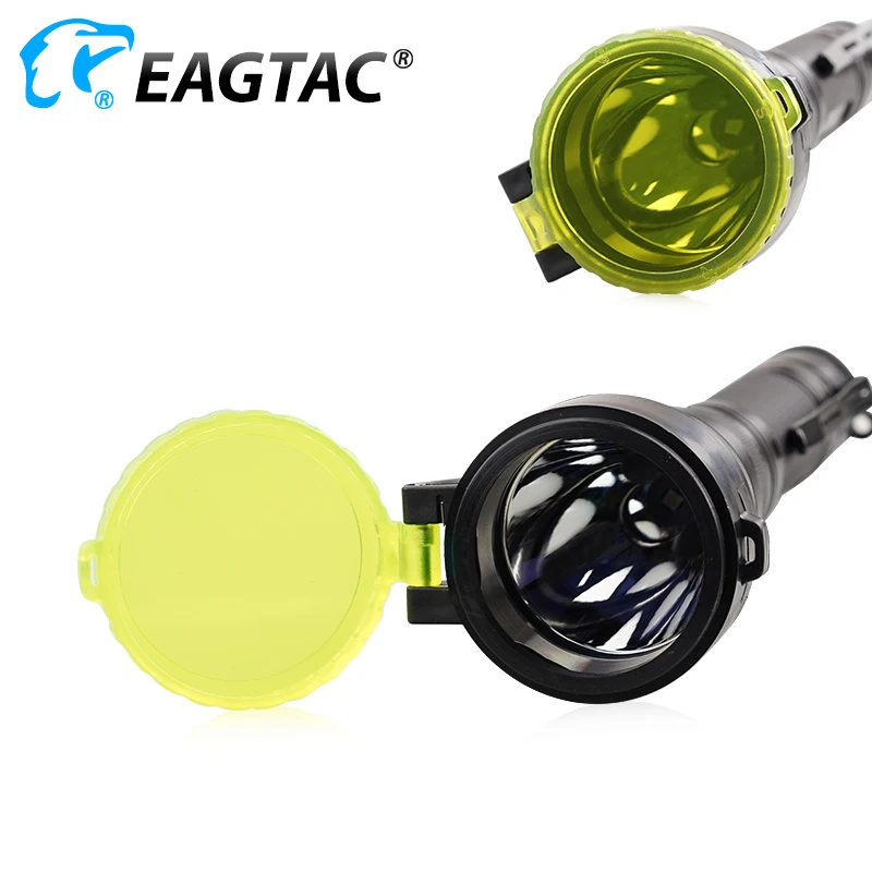 EAGTAC Yellow Filter w/ Flip Cover (Plastic) for T G S M Series Flashlight