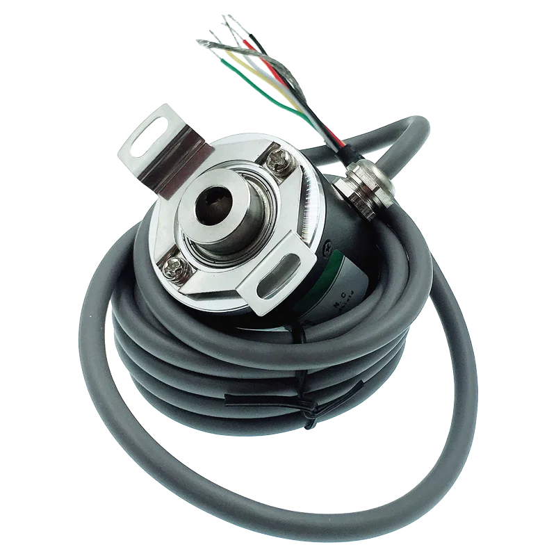 

Hollow Shaft Photoelectric Rotary Encoder ZKP3808 2500 Pulse 2500 Line ABZ Three-phase 5-24V