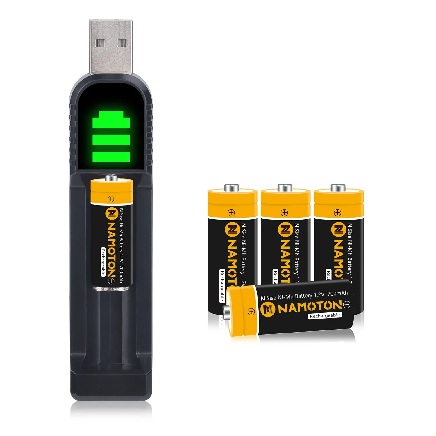 Batterie LR1 pour haut-parleur de jouets, télécommande Bluetooth, 1.2V, 700mAh, taille N, MP3 AM5, E90, MN9100, 910A