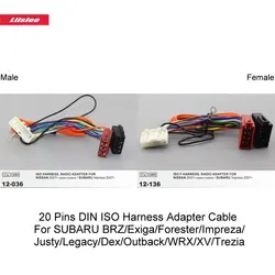 Car Radio Power Cable Adapter Harness Wire For SUBARU BRZ/Exiga/Forester/Impreza/Justy/Legacy/Dex/Outback/WRX/XV/Trezia