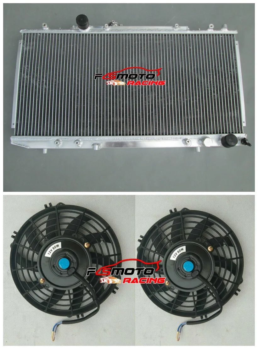 For TOYOTA Celica GT4 ST185 3S-GTE 3SGTE 90 91 92 93 94 Manual Aluminum Cooling Radiator+Fan