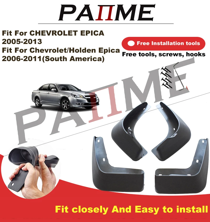 

Car Automotive MudFlaps Fit For CHEVROLET EPICA 2005-2013 For Holden Epica 2006-2011 Front Rear Mud Flap Fender YC101222