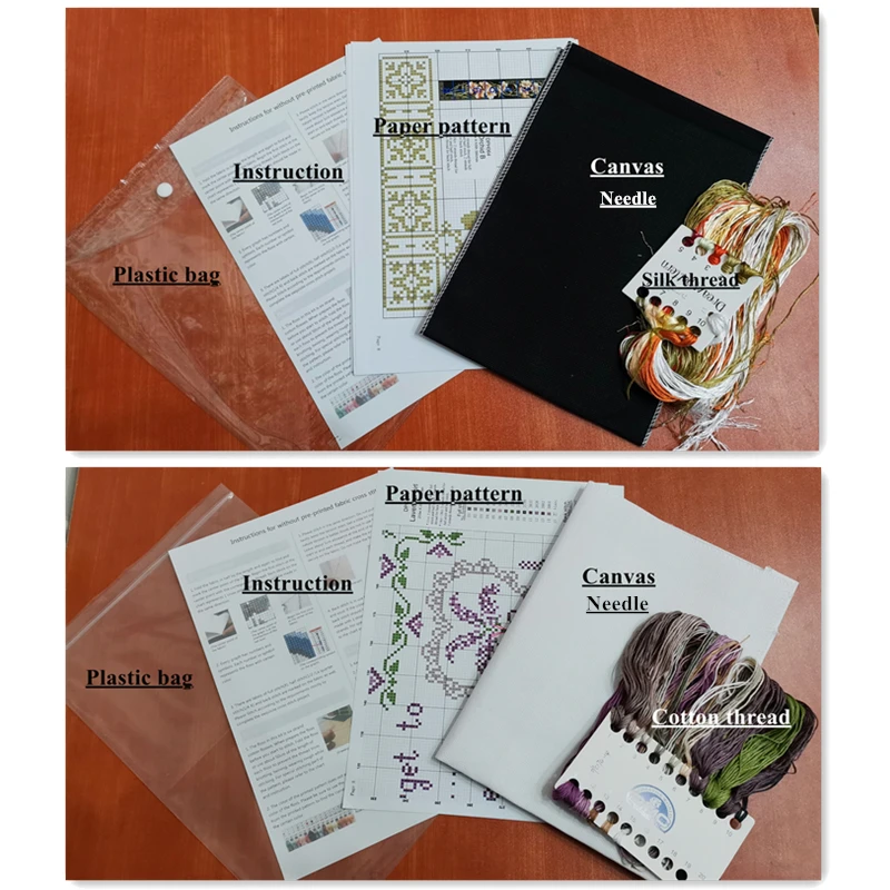 Passato cortile kit punto croce cartone animato aida tessuto 18ct 14ct 11ct unprint tela filo di cotone ricamo kit fai da te set