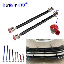 Car Splitter Rods Racing Adjustable Adhensive Front Rear Bumper Lip Support Strut Brace Tie Pull Bar Kit 75/100/150/200mm 1 Pair
