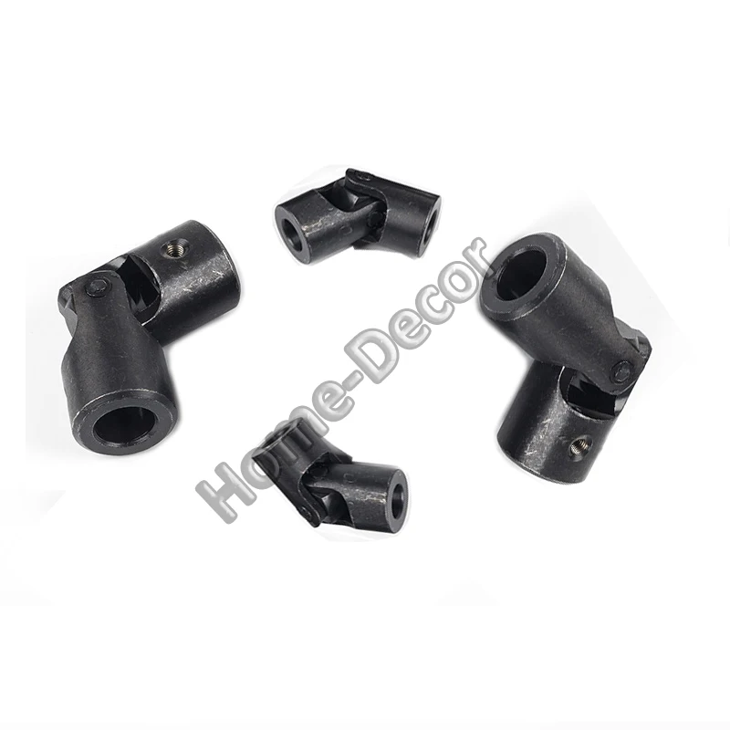 1pcs 10-35mm Metal Universal Joint Boat Metal Cardan Joint Gimbal Couplings Universal Joint Connector Black Plating With Keyway