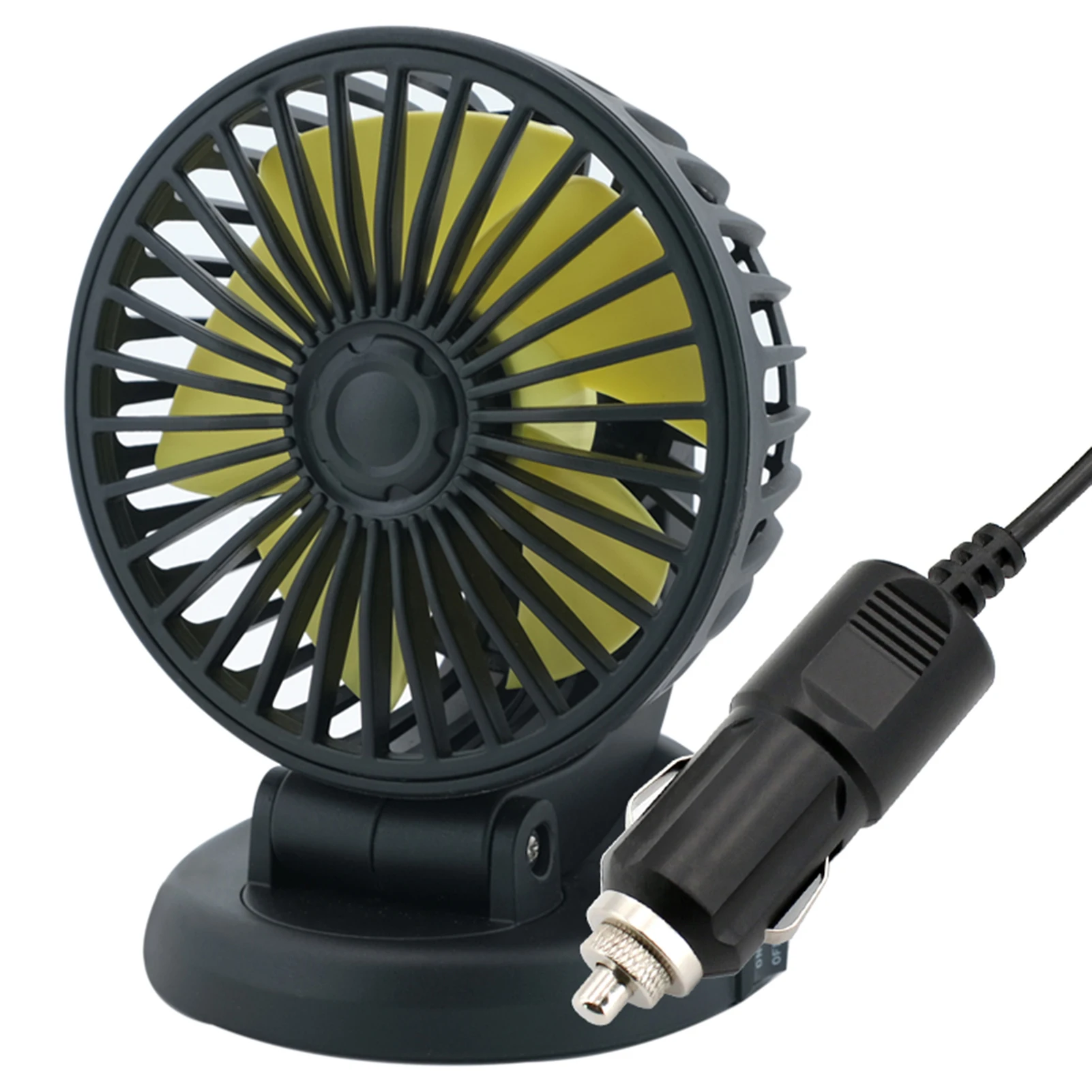 5V USB Cooling Fan 12 Volt Cooling Fan For Car Truck With Clip Cigarette Lighter Plug Sweetie