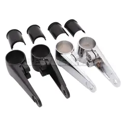 35mm-41mm Universal Motorcycle Headlight Mounting Bracket Fork Ears Adjuster Mount Clamp Holder For Chopper Bobber Cafe Racer
